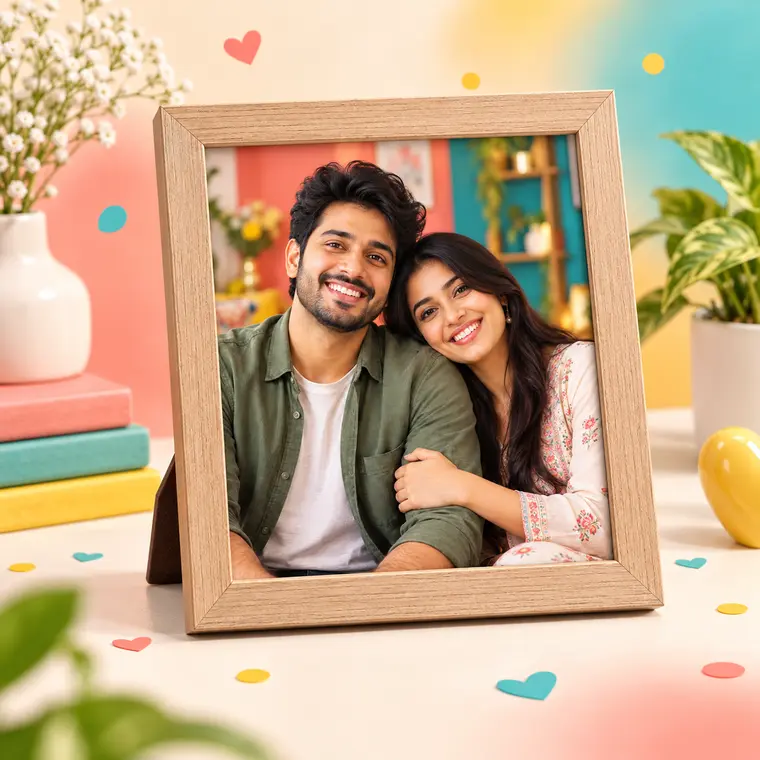 Personalised photo frame demo